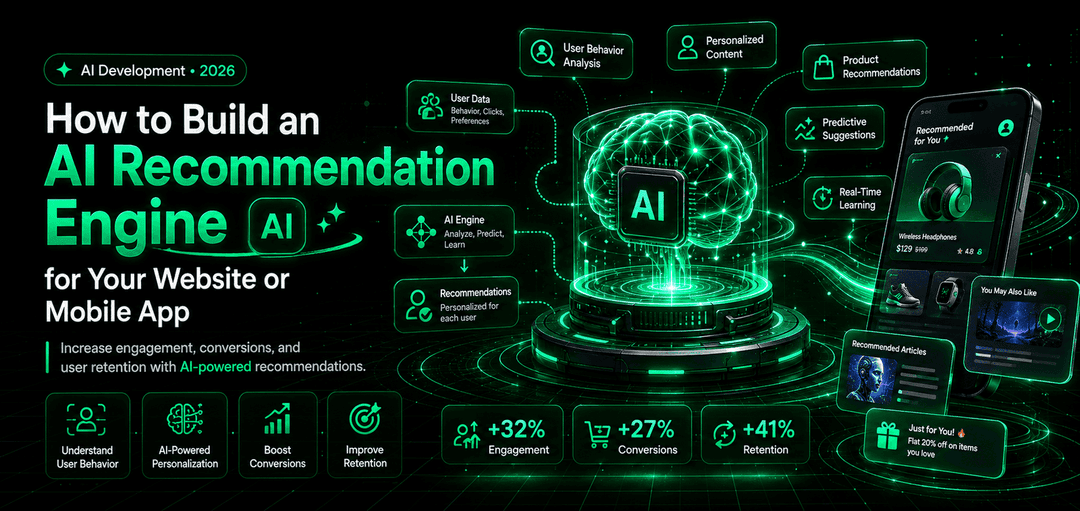 How to Build an AI Recommendation Engine for Your Website or Mobile App