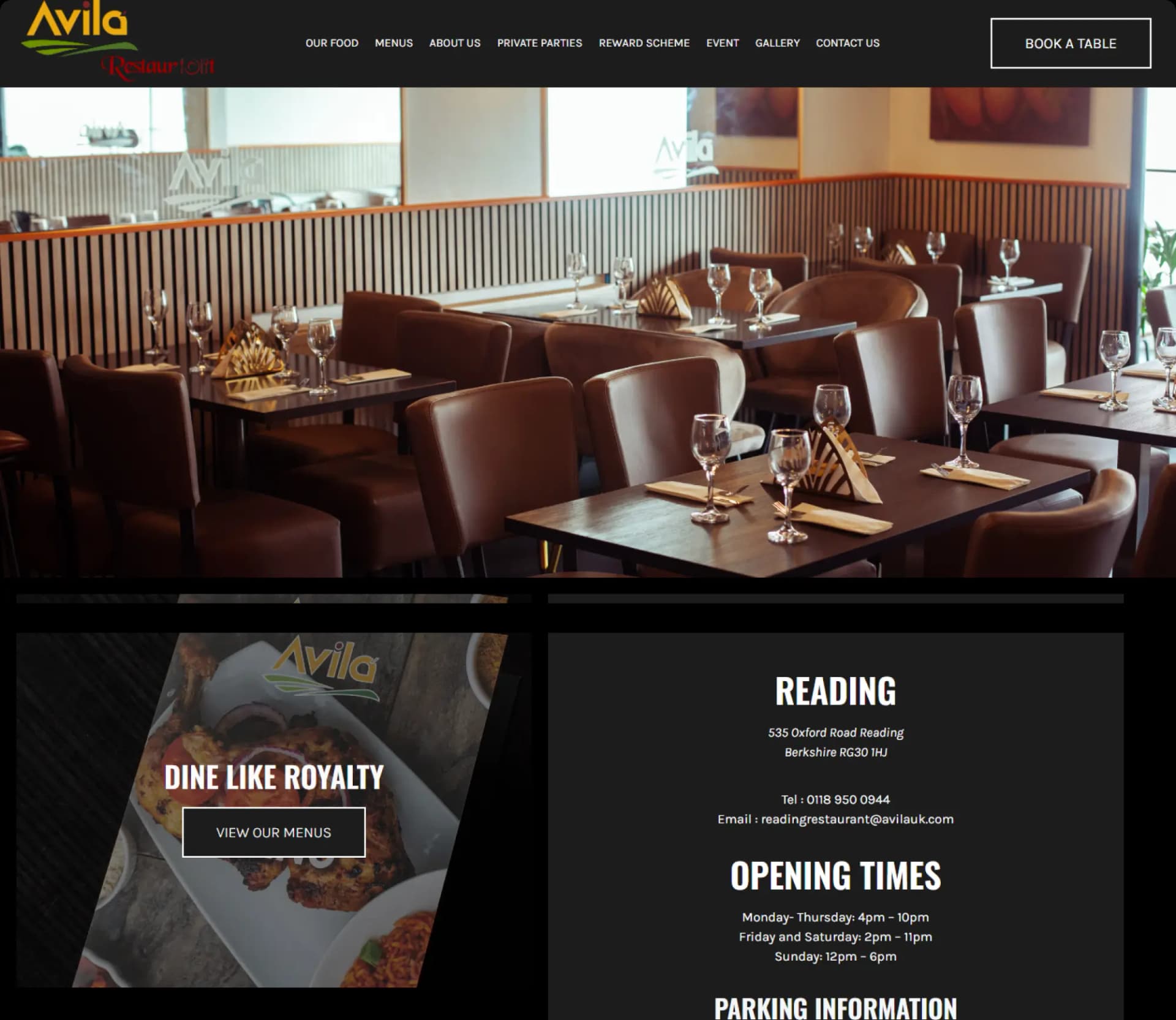 Avila Restaurants