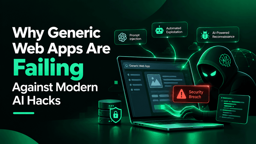 Why Generic Web Apps Are Failing Against Modern AI Hacks