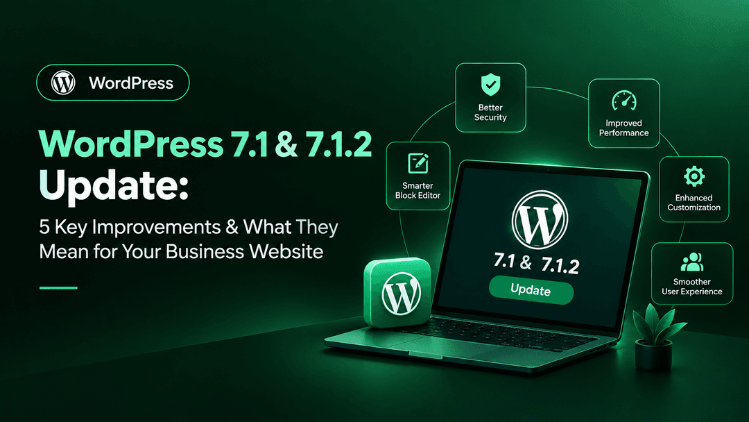 WordPress 7.1 & 7.1.2 Update: 5 Key Improvements & What They Mean for Your Business Website