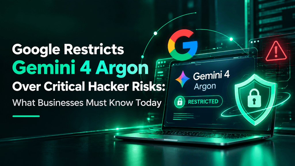 Google Restricts Gemini 4 Argon Over Critical Hacker Risks: What Businesses Must Know Today